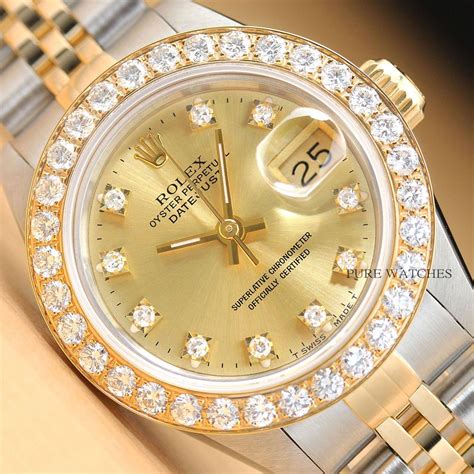 rolex oro blanco con diamantes|Rolex dia 40 precio.